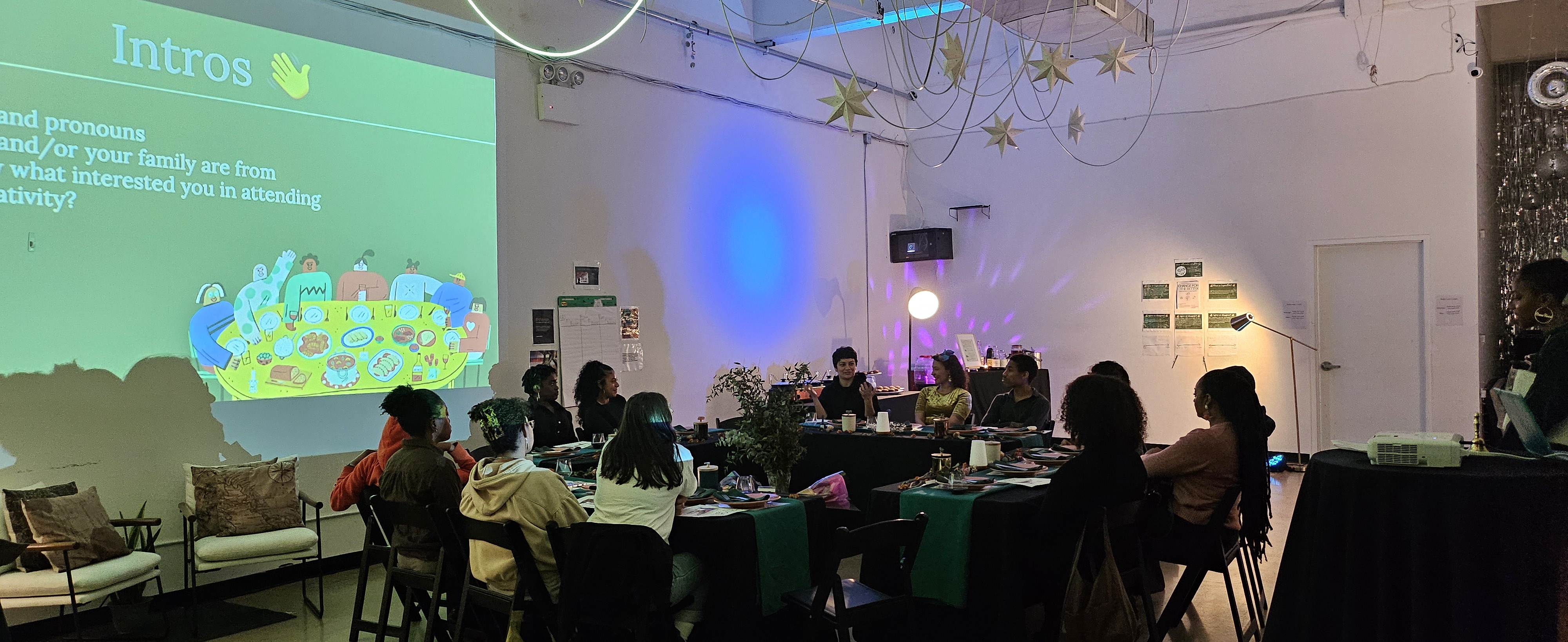 Community workshop with diverse participants